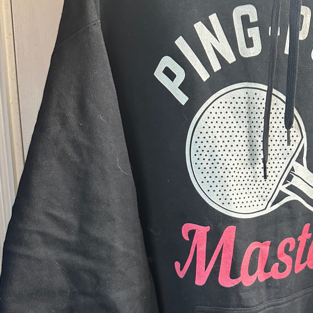 Gildan Black Ping Pong Graphic Hoodie - Picture 5 of 9